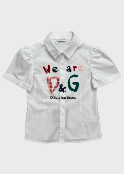 Рубашка с принтом Dolce&Gabbana для детей, фото